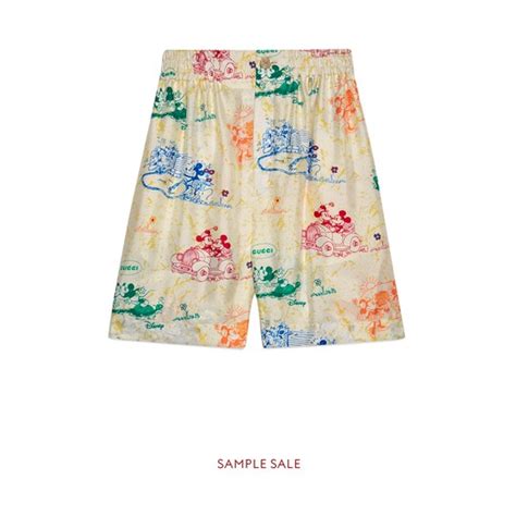 gucci disney shorts|gucci shorts colorful.